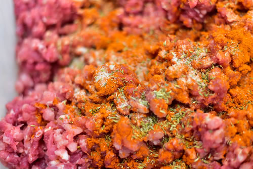 Frische Salsiccia aus der Lucania Oro Rosso