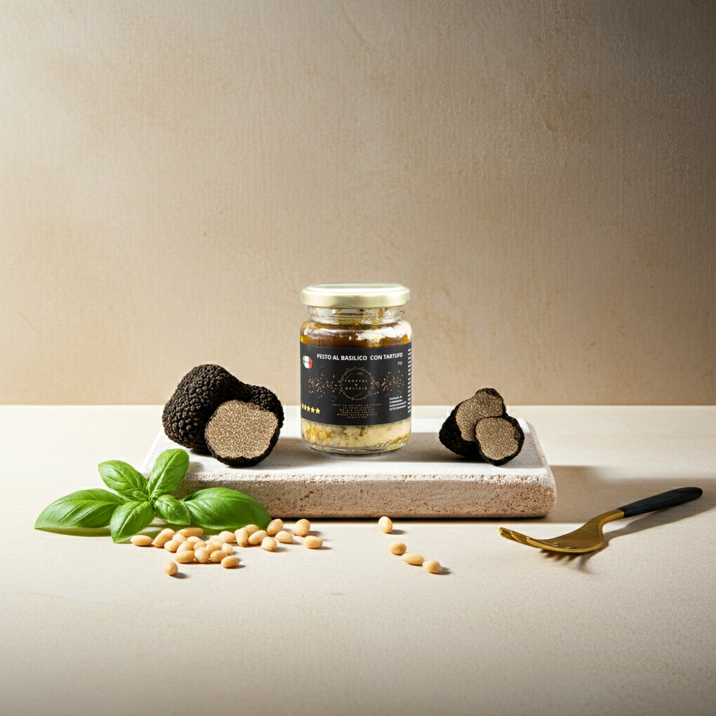 Basilikum-Pesto mit Trüffel