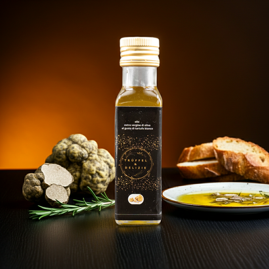 Gocce  Olivenöl mit weißem Trüffel