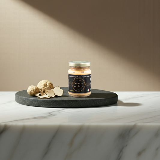 Salsa mit Steinpilzen und weißem Trüffel