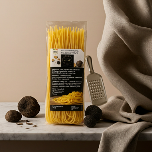 Tagliolini mit Trüffel – Italienische Delikatessnudeln
